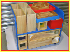 Block Trolley With Puzzles
